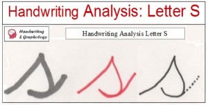 Handwriting Analysis Letter S