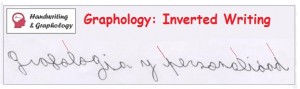 Graphology: Meaning of Slanted writing and inverted-writing