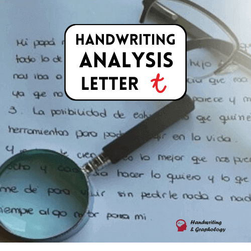 Handwriting Analysis Letter "t"