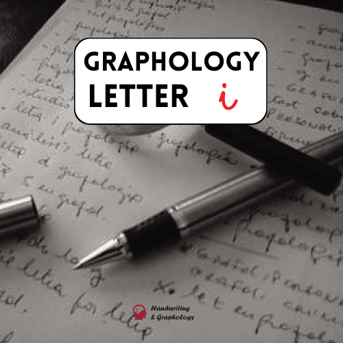 Handwriting Analysis Letter "i"