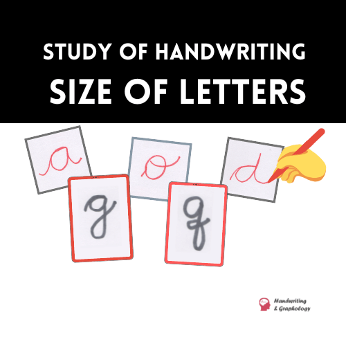 Size of letters in Graphology