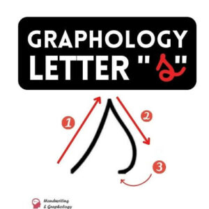 Graphology: Letter "s" ascends moving forward, descends and moves backwards.
