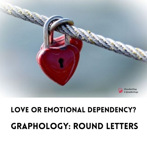 Graphology and round letters